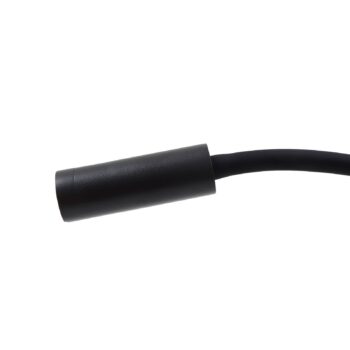 LED svetlo na čítanie Lucande Hetti, čierne, kov, výška 14 cm