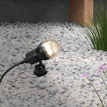 LED svetlo s hrotom do zeme Terra efekt perly IP44