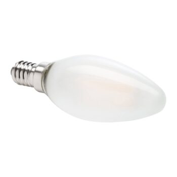 LED sviečka E14 4W 2 700K Set 3 kusov 470 lm matná