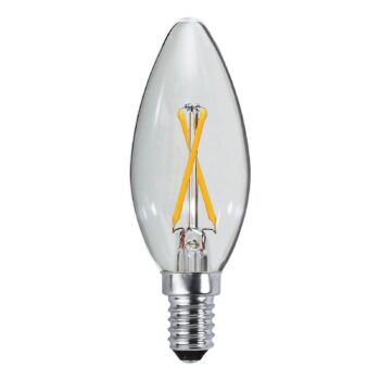 LED sviečka E14 B35 2W 2700K filamentová 250lm