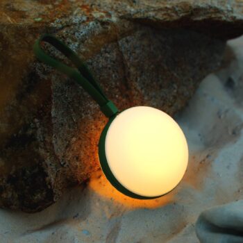 LED svietidlá Bring to go Ø 12 cm biela/zelená
