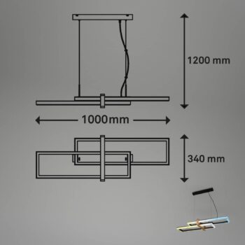 LED svietidlo 4768015 CCT s diaľkovým ovládaním