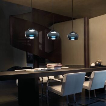 LED svietidlo Cristallina 2 700 K phase cut čierna