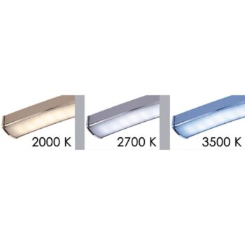 LED svietidlo Cross tunable white, 5pl, chróm