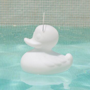 LED-svietidlo DUCK-DUCK S do exteriéru v bielej