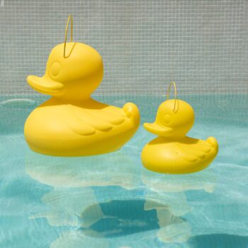LED svietidlo DUCK-DUCK S do exteriéru v žltej