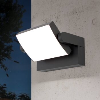 LED svietidlo Ginger, IP54, CCT, antracitová
