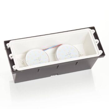 LED svietidlo Leti 300–HS čierne 2 x 3W CCT