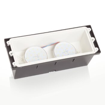 LED svietidlo Leti 300–VP čierne 2 x 3W CCT