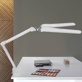 LED svietidlo MAULcraft duo, biele, 52 cm, 2-pl. stmievateľné
