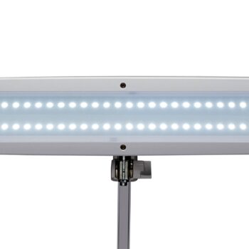 LED svietidlo MAULwork, biele, výška 50 cm, stmievateľné