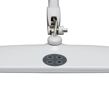 LED svietidlo MAULwork, biele, výška 50 cm, stmievateľné