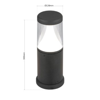 LED svietidlo Midnight, anti UV difuzér, IP65