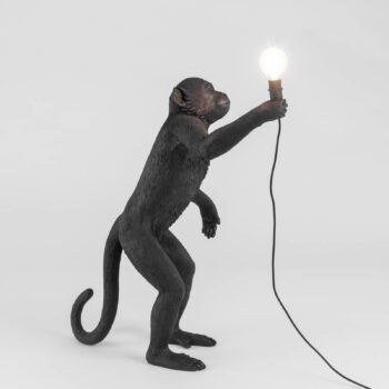 LED svietidlo Monkey Lamp stojacia čierna