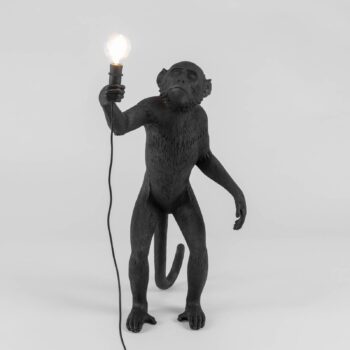 LED svietidlo Monkey Lamp stojacia čierna