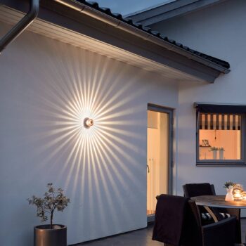 LED svietidlo Monza kruhové medené 9 cm