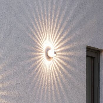 LED svietidlo Monza kruhové strieborné 9 cm