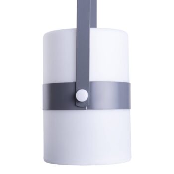 LED svietidlo Neo do interiéru s batériou, sivá