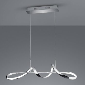 LED svietidlo Perugia so stmievačom switch, chróm