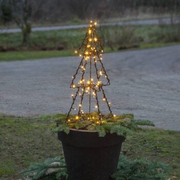 LED vonkajšia dekorácia Light Tree Foldy, výška 50 cm