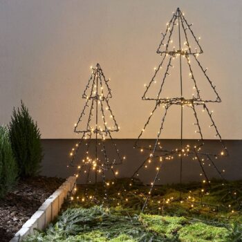 LED vonkajšia dekorácia Light Tree Foldy, výška 50 cm
