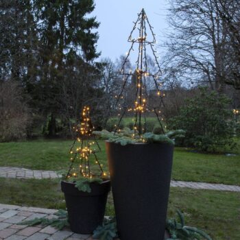 LED vonkajšia dekorácia Light Tree Foldy, výška 50 cm