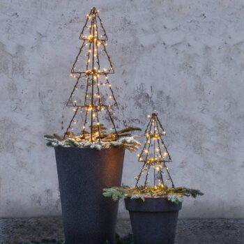 LED vonkajšia dekorácia Light Tree Foldy, výška 50 cm