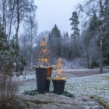 LED vonkajšia dekorácia Light Tree Foldy, výška 50 cm