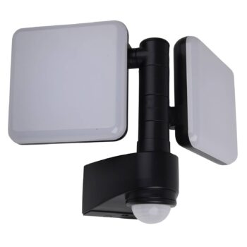 LED vonkajšia nástenná lampa Jaro, snímač/2 svetlá