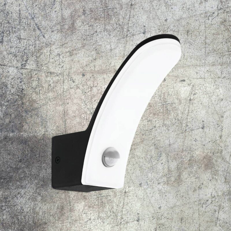 LED vonkajšie nástenné svetlo Fiumicino, snímač LED vonkajšie nástenné svetlo Fiumicino, snímač