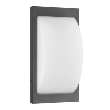 LED vonkajšie nástenné svietidlo 068LED, grafit, nerezová oceľ, 33 cm, IP44