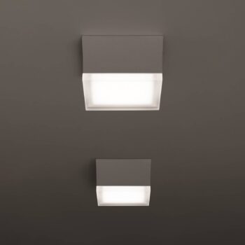 LED vonkajšie nástenné svietidlo 1425 grafit 12,5 x 12,5 cm