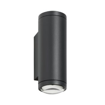 LED vonkajšie nástenné svietidlo 5155, 2 x 4 W, hore & dole, grafit, hliník