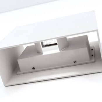 LED vonkajšie nástenné svietidlo Akzent, biela