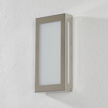 LED vonkajšie nástenné svietidlo Aqua Rain Mini, nerezová oceľ