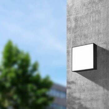 LED vonkajšie nástenné svietidlo CMD 9024, 24 x 24 cm