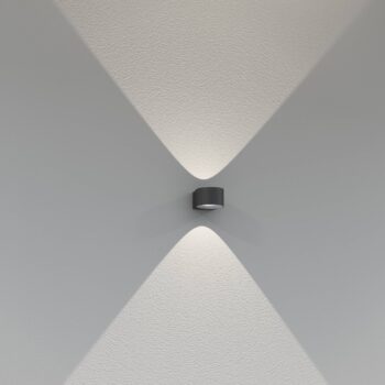 LED vonkajšie nástenné svietidlo CMD 9029 so sklenenými šošovkami