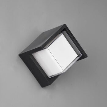 LED vonkajšie nástenné svietidlo Puno, IP54, hranaté
