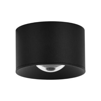 LED vonkajšie stropné bodové svetlá S133 Ø 6,5 cm, pieskovo čierne