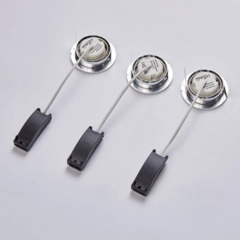 LED vstavané reflektory Andrej, okrúhle, hliník, sada 3 ks