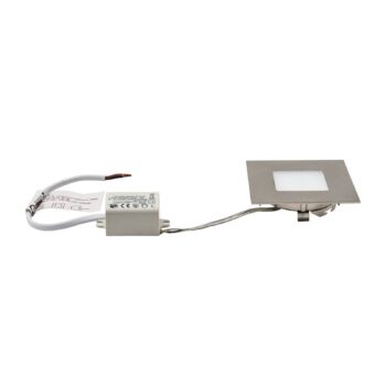 LED vstavané svetlo pre vstavané krabice, strieborné