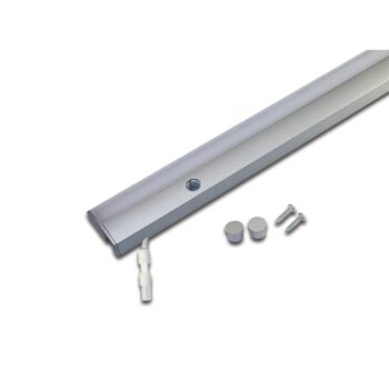 LED vstavané svietidlo ModuLite F, hliník, 120 cm, 4 000 K Alu