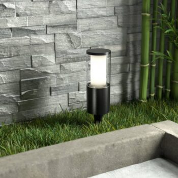 LED zapichovacie svietidlo Carlo čierne 25cm 3,5W