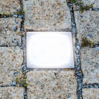 LED zapustená dlažba Akiaki, 10 cm, pochôdzna