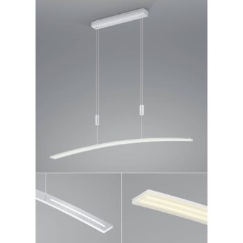 LED závesné svetlo Dual s diaľkovým ovládaním CCT hliník