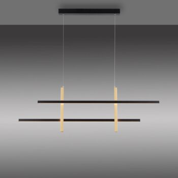 LED závesné svietidlo Barra, 4-pl., simply dim