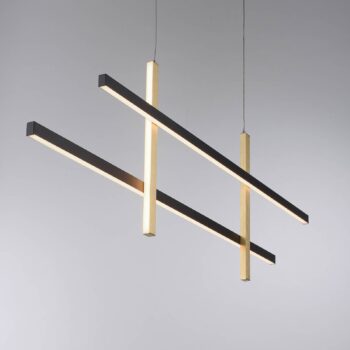 LED závesné svietidlo Barra, 4-pl., simply dim