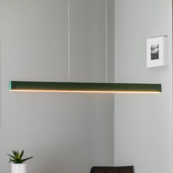 LED závesné svietidlo Broll, zelené
