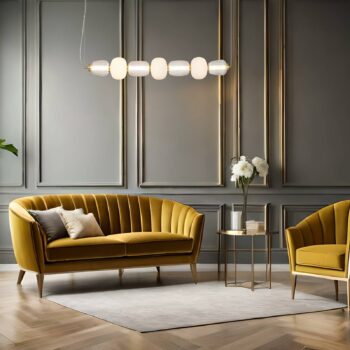 LED závesné svietidlo Caro, sklo transparentné/opálové, dĺžka 110 cm