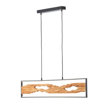 LED závesné svietidlo Chaumont z dreva